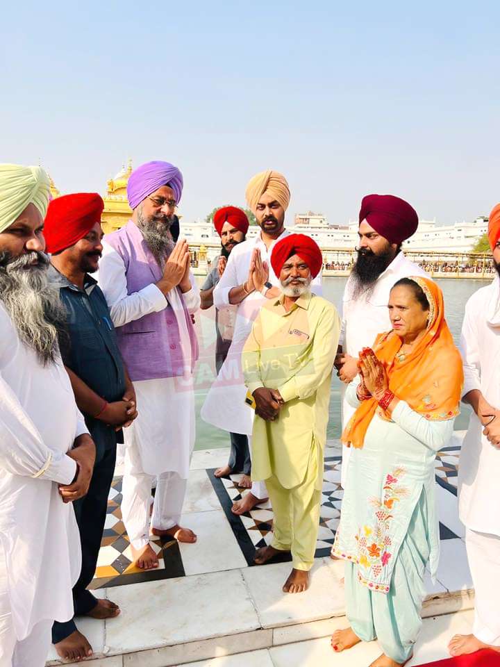 ਸੱਚਖੰਡ ਸ੍ਰੀ ਦਰਬਾਰ ਸਾਹਿਬ ਵਿਖੇ ਨਤਮਸਤਕ ਹੋਏ ਸਪੀਕਰ ਕੁਲਤਾਰ ਸਿੰਘ ਸੰਧਵਾਂ