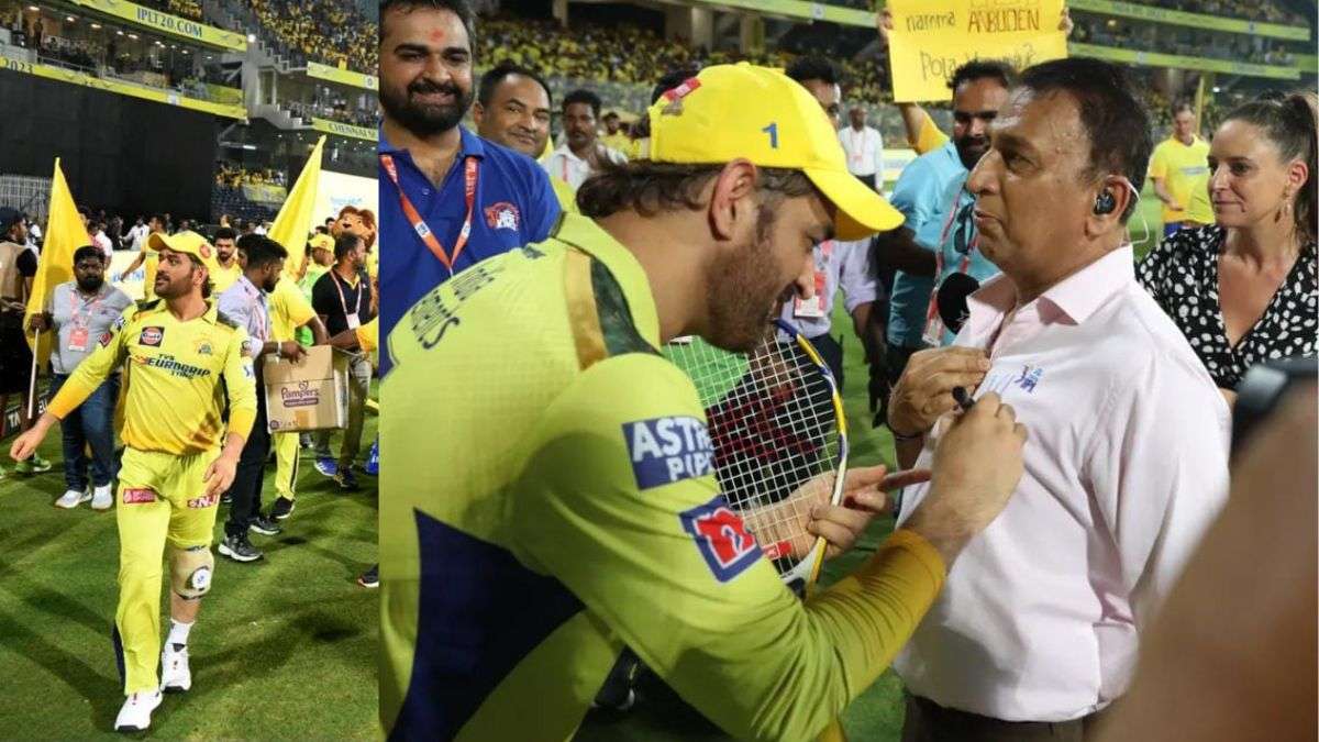 MS Dhoni: ਧੋਨੀ ਨੇ ਸੁਨੀਲ ਗਾਵਸਕਰ ਦੀ ਸ਼ਰਟ ‘ਤੇ ਕੀਤਾ ਆਪਣਾ ਆਟੋਗ੍ਰਾਫ, ਕੈਮਰੇ ‘ਚ ਰਿਕਾਰਡ ਹੋਇਆ ਇਤਿਹਾਸਕ ਪਲ
