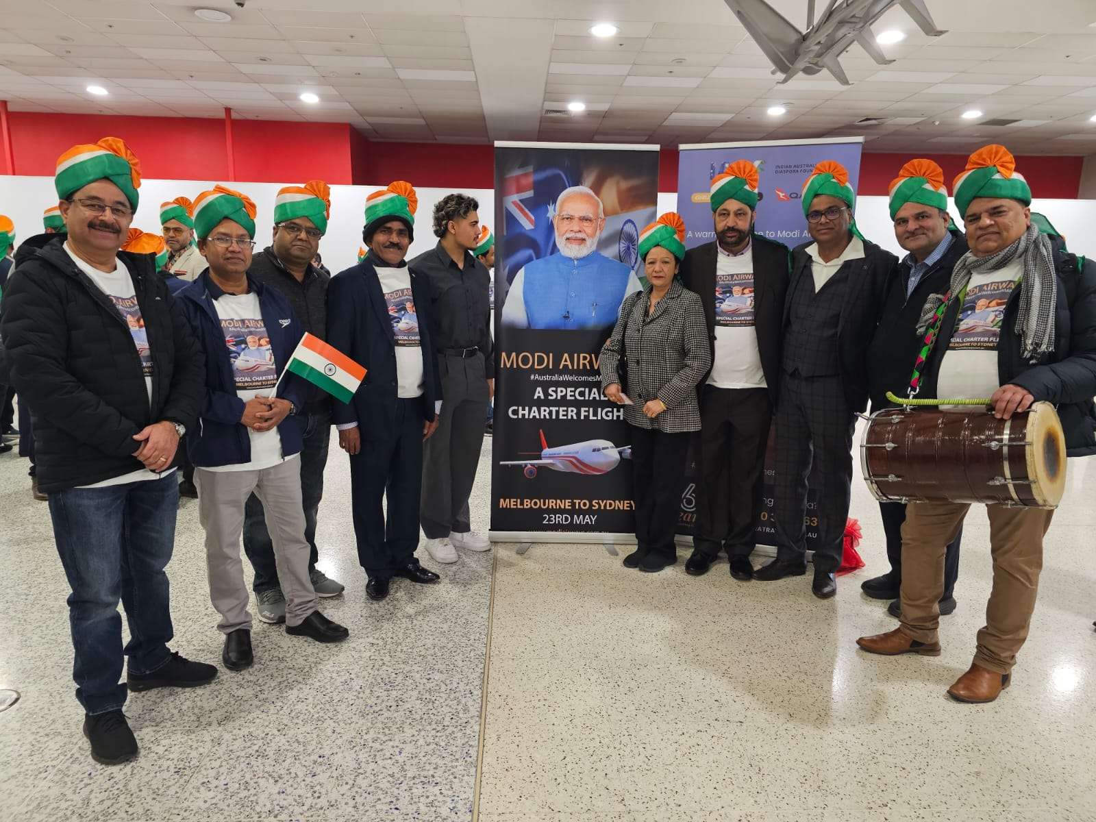 PM ਨਰਿੰਦਰ ਮੋਦੀ ਦਾ ਕਾਫਲਾ ਪਹੁੰਚਿਆ ਆਸਟ੍ਰੇਲੀਆ…